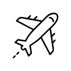 Takeoff Aircraft Flight Icon Design