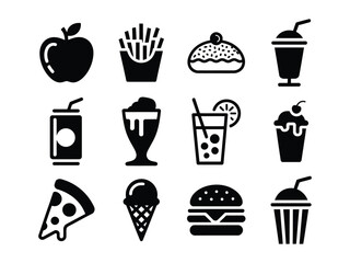 minimalist food and drink Set