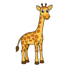 Obraz premium Download Giraffe Vector Art Illustration Eps File For Design.