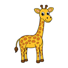 Fototapeta premium Download Giraffe Vector Art Illustration Eps File For Design.