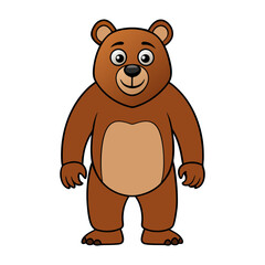 Obraz premium Download Grizzly Bear Vector Art Illustration Eps File For Design.