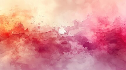 Obraz premium Abstract digital watercolor art with flowing lines and gradient colors. Modern, dreamy, and dynamic visual composition in soft pastel tones.