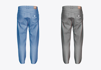 Men's Jeans Mockup