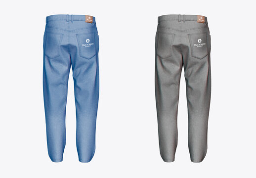 Men's Jeans Mockup