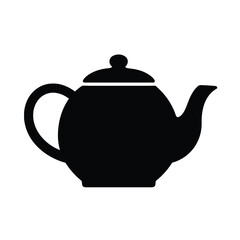 teapot silhouette isolated
