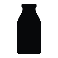 Silhouette of a Milk Bottle
