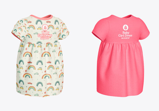 Baby Girl Dress Mockup