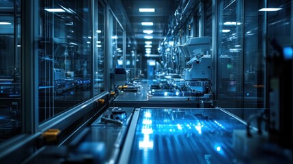 High-tech manufacturing facility