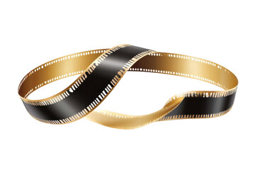 Explore Golden Film Strip With Dark Contrast And Artistic Flair.