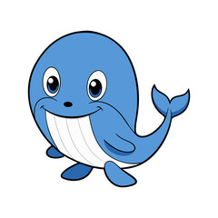 Naklejka premium Download Whale Vector Art Illustration Eps File For Design.