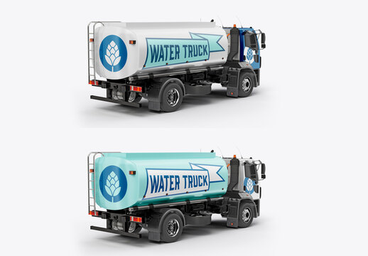 Water Truck Mockup