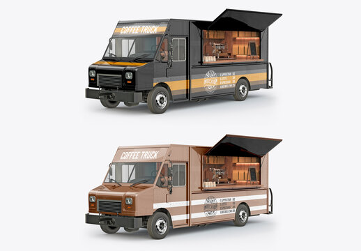 Coffee Truck Mockup