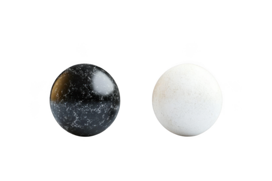 Observe Black And White, Spheres of Contrast in Balance and Harmony theme