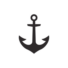 Anchors icons.  Nautical symbol  isolated on white background