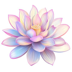 pastel lotus flower blossom bloom