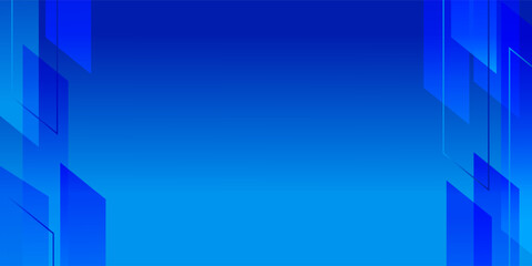 Abstarct blue geometric shapes background. Dynamic shapes composition modern background ilustration