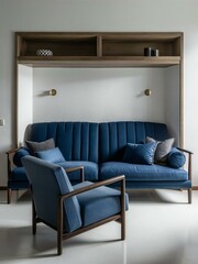 modern living room with sofa