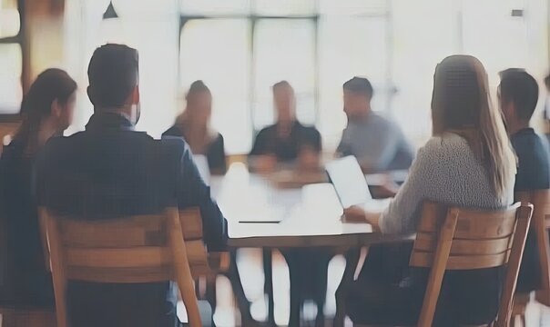 Diverse group in a meeting