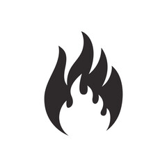 Fire Resistant Icon Label Isolated on white background.