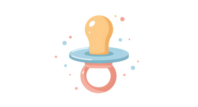 Baby pacifier illustration