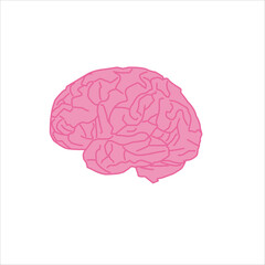 brain vector icon illustration