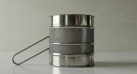 Stainless steel sieve for kitchen use
