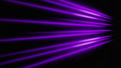 Fototapeta premium Bright pink glowing rays projecting from dark side. Perfect for tech intros, concert lighting, or futuristic visuals.