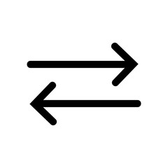 right left arrow sign
