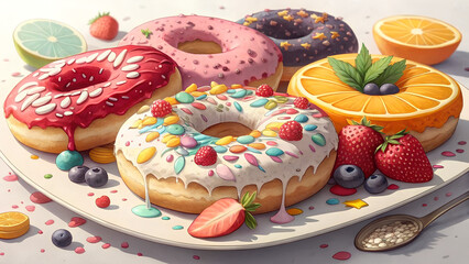 cupcakes with berries