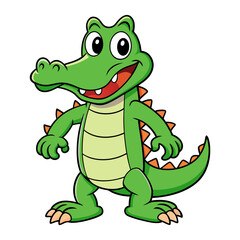 Fototapeta premium Download Alligator Vector Art Illustration Eps File For Design.