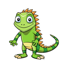 Fototapeta premium Download Iguana Vector Art Illustration Eps File For Design.