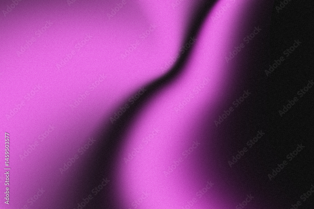 Aufkleber Abstract purple and black gradient background with smooth curves and flowing texture.