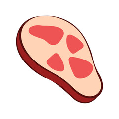 Raw Meat Illustration