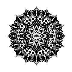 Download Beautiful Ornamental  Linocut  Vector Art Illustration Eps File For Design.