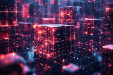 3d representation of DNA building blocks being assembled bioinformatics algorithm digital research innovation concept