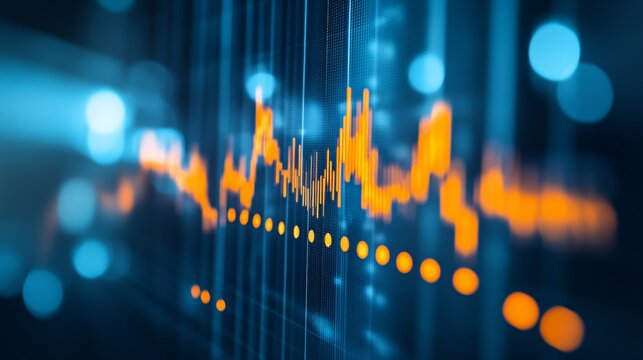 Financial Growth Chart Displaying Rising Real Estate Investments and Returns