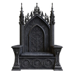 gothic throne dark ornate seat