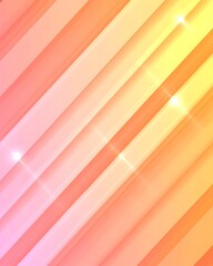 Abstract diagonal lines in pastel orange, pink, and yellow with subtle sparkle
