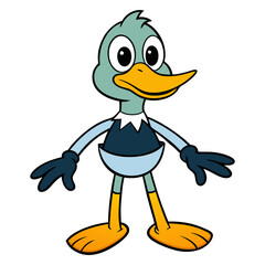 Obraz premium Download Grebe Vector Art Illustration Eps File For Design.