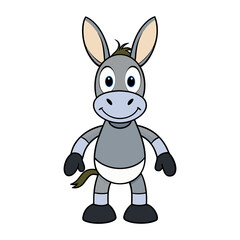 Fototapeta premium Download Donkey Vector Art Illustration Eps File For Design.