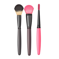 Obraz premium pretty makeup brushes collection
