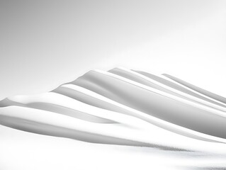 Obraz premium Grayscale Abstract Sand Dune Landscape