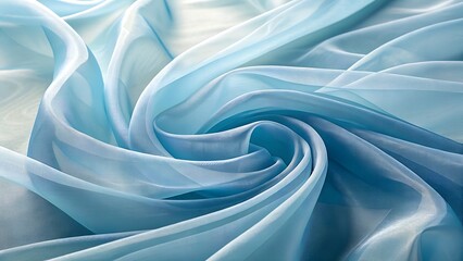 Obraz premium blue satin background