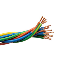 multi colored cables