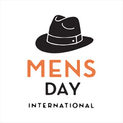 International Mens Day Typography Design,International Mens Day Celebration Poster,Happy International Mens Day Graphic,Mens Day Greeting Card Vector,International Mens Day T Shirt Design