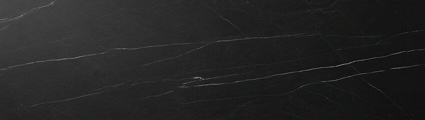 Dark, veined surface with subtle texture.  Intricate patterns of light gray lines within a deep black background