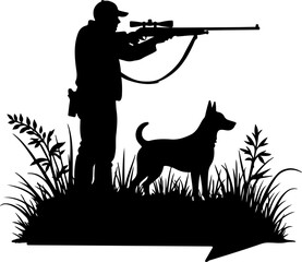 Hunting Silhouettes Bundle: Hunters, Deer, and Wild Game"