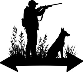 Hunting Silhouettes Bundle: Hunters, Deer, and Wild Game"