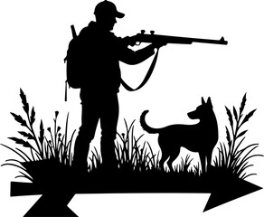 Hunting Silhouettes Bundle: Hunters, Deer, and Wild Game"