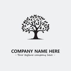 Obraz premium Tree Silhouette Logo Company Design Illustration Vector Graphic Image
